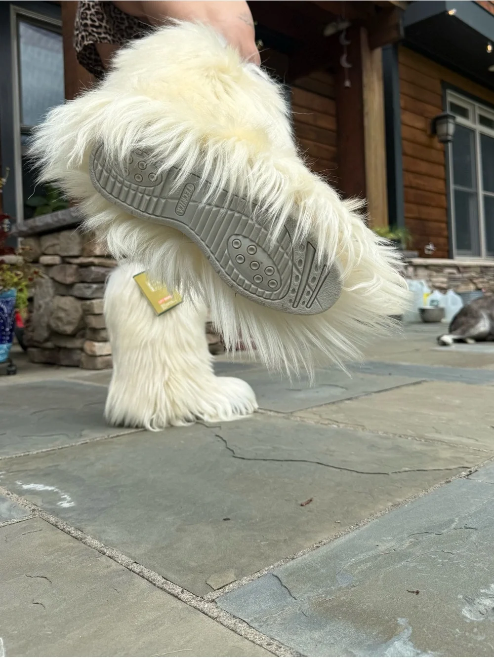 Vintage Deadstock Tecnica Yaghi “Yeti” Long Fur Snow Boots